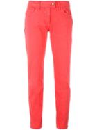 Blumarine - Skinny Jeans - Women - Cotton - 42, Women's, Pink/purple, Cotton
