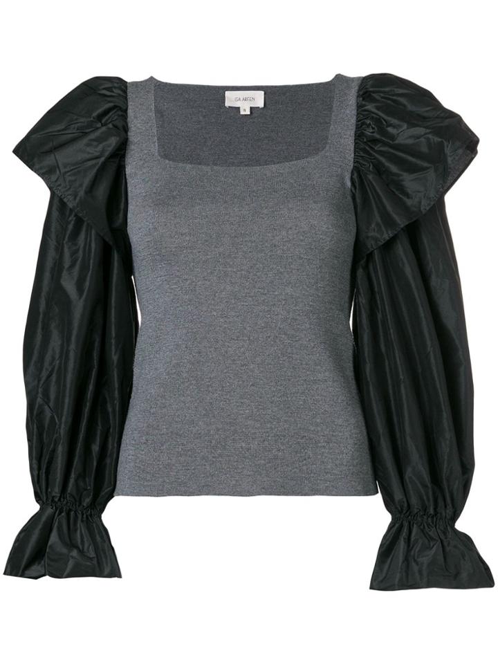 Isa Arfen Isa Arfen Kn04 Grey/black Natural (vegetable)->cotton