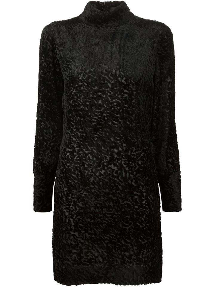 Nili Lotan Velvet Jacquard Longsleeved Dress