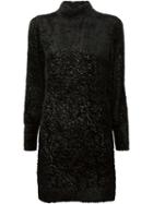Nili Lotan Velvet Jacquard Longsleeved Dress