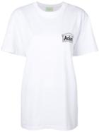 Aries Logo Print T-shirt - White