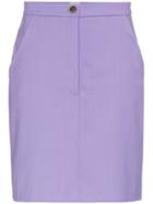 Natasha Zinko High-waisted Mini Skirt - Pink & Purple
