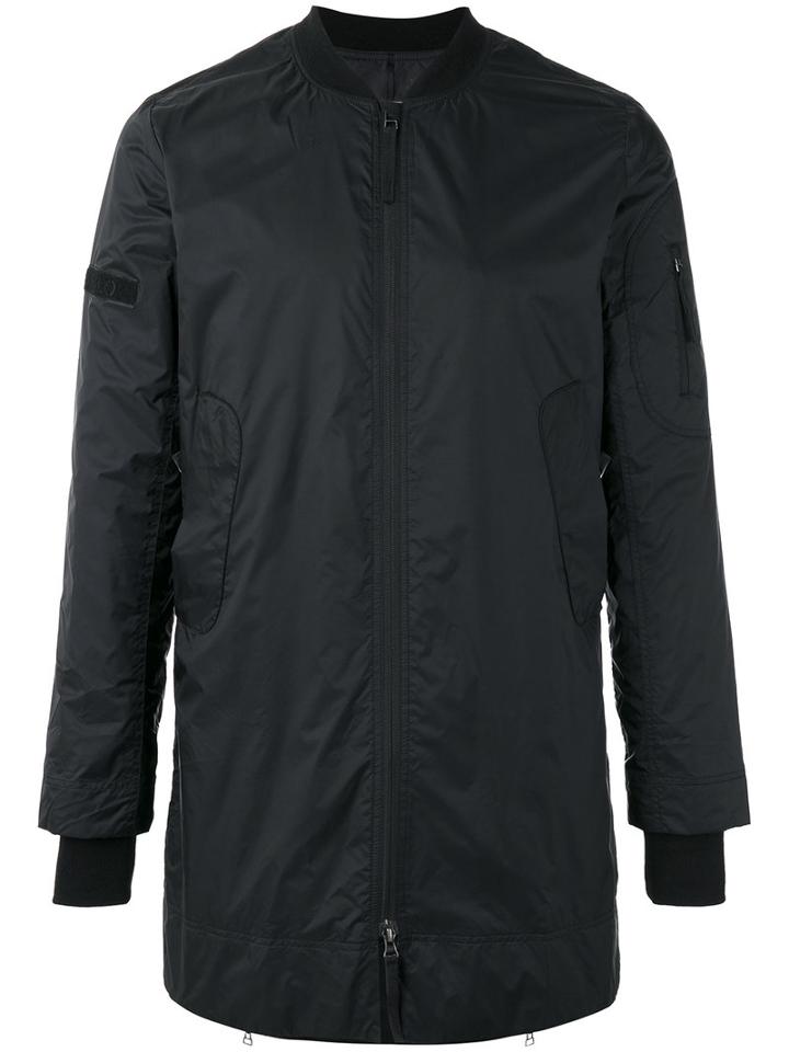 Halo - Long Bomber Jacket - Men - Polyamide/polyester - Xxl, Black, Polyamide/polyester