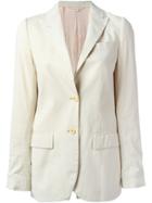 Helmut Lang Vintage Parachute Blazer - Nude & Neutrals
