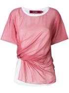 Sies Marjan Draped T-shirt - Pink