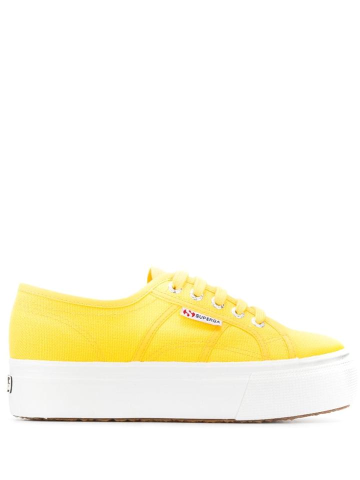 Superga 2790 Flatform Sneakers - Yellow