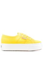Superga 2790 Flatform Sneakers - Yellow