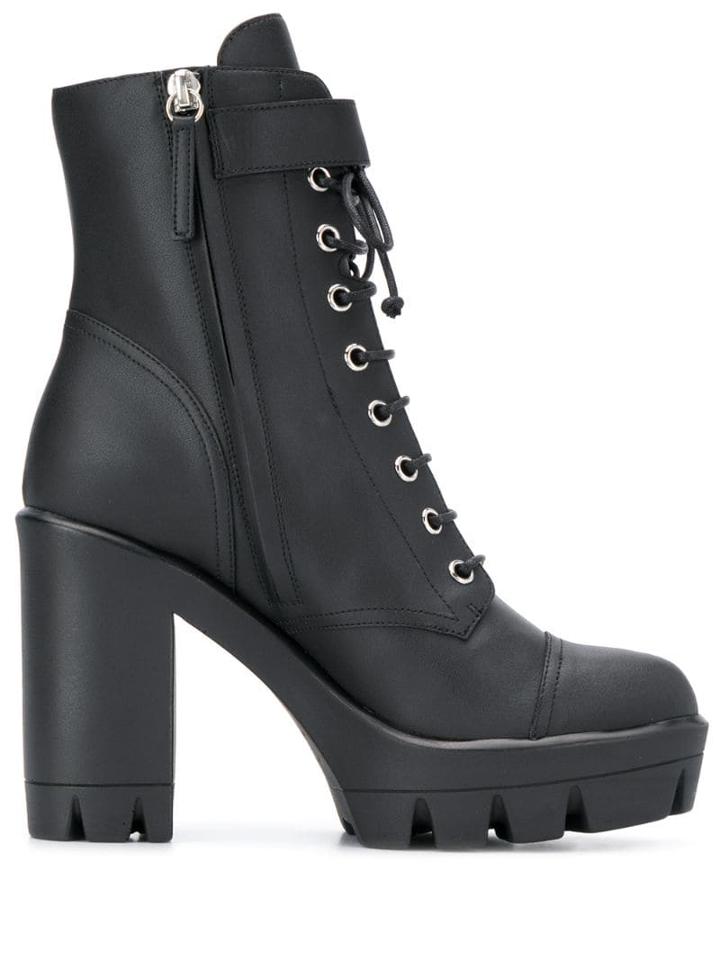 Giuseppe Zanotti Fran Platform Boots - Black