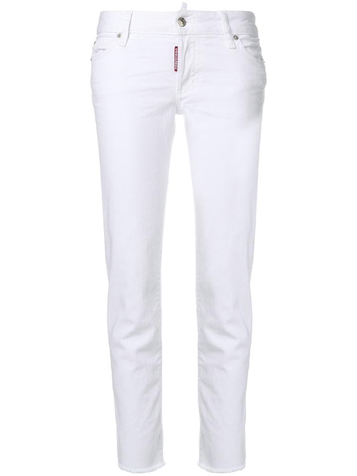 Dsquared2 Jennifer Cropped Jeans - White