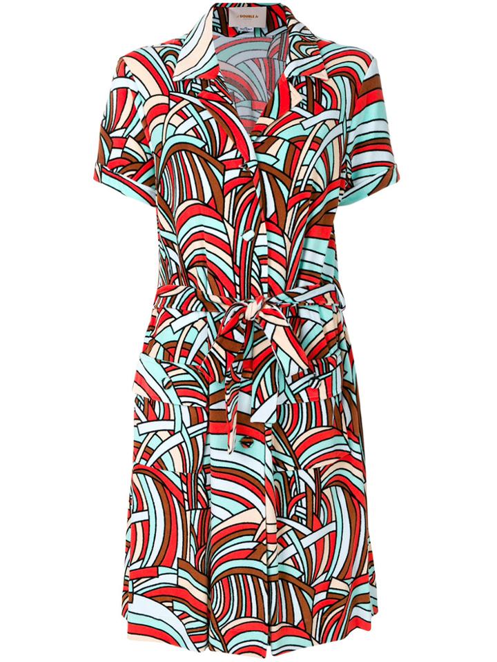 La Doublej Onde Safari Dress - Multicolour