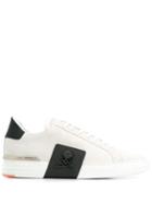 Philipp Plein Skull-embellished Sneakers - White