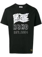 Neighborhood - Skull Flag Print T-shirt - Men - Cotton - S, Black, Cotton