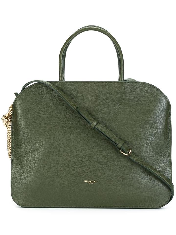 Nina Ricci Flat Medium Tote, Women's, Green