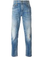R13 Straight Leg Jeans, Men's, Size: 29, Blue, Cotton/polyester/spandex/elastane/leather