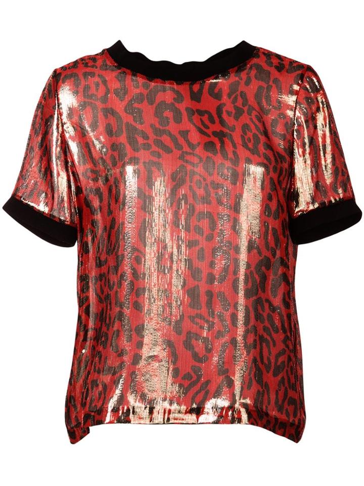 Alice+olivia Piera T-shirt - Red