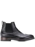 Ermenegildo Zegna Slip-on Ankle Boots - Black