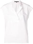 Luisa Cerano Plain Shortsleeved Shirt - White
