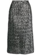 Gianluca Capannolo Sequinned Skirt - Grey