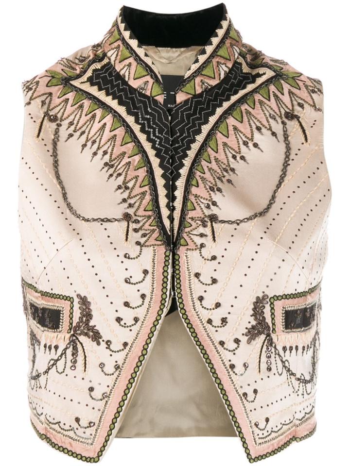 Etro Embroidered Bolero - Neutrals