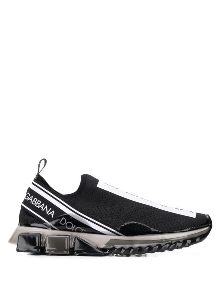 Dolce & Gabbana Low-top Sock Trainers - Black