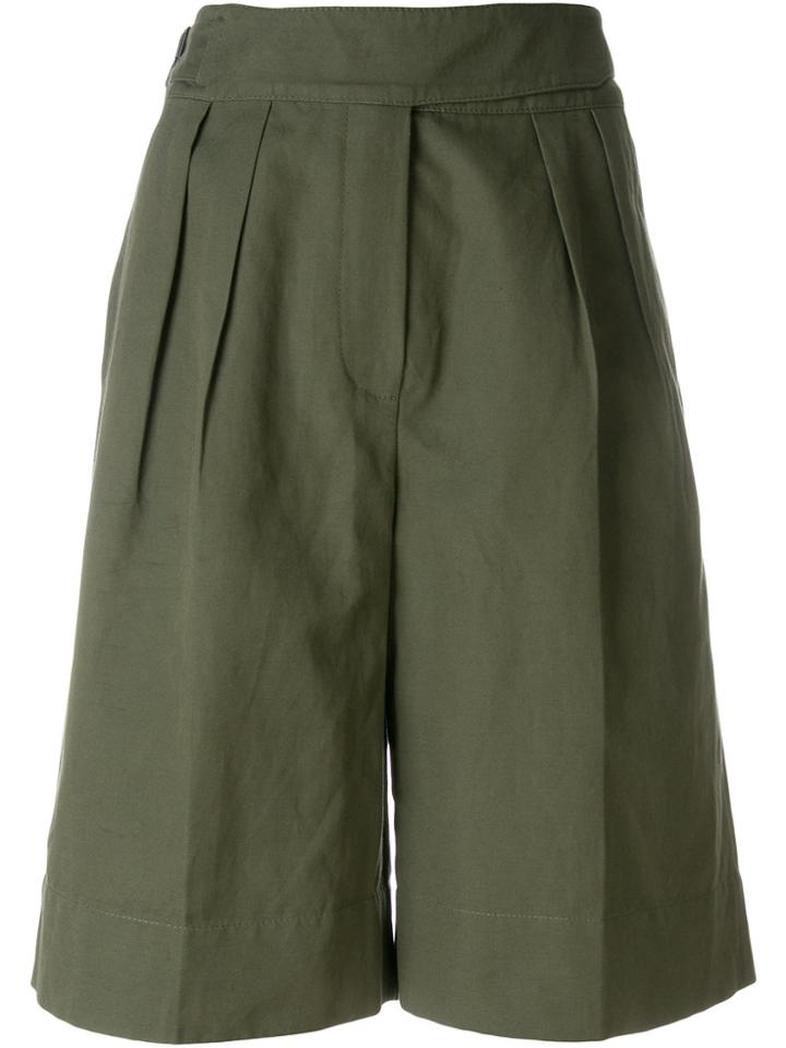Holland & Holland High-waisted Shorts - Green