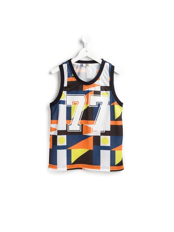 Msgm Kids Basketball Jersey