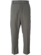Rick Owens Drop-crotch Trousers, Women's, Size: 40, Grey, Virgin Wool