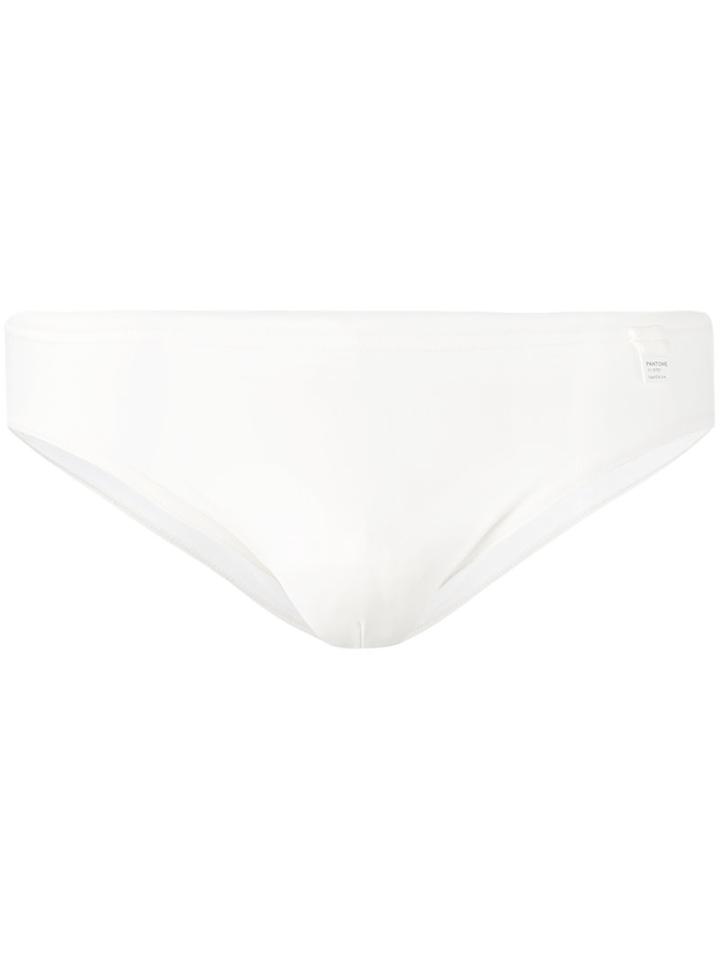Mc2 Saint Barth - Logo Patch Swimming Trunks - Men - Polyamide/spandex/elastane - Xl, White, Polyamide/spandex/elastane
