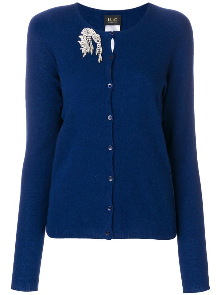 Liu Jo Embellished Cardigan - Blue