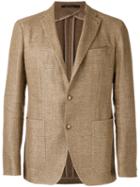 Tagliatore - Two-button Blazer - Men - Cotton/linen/flax/cupro - 52, Nude/neutrals, Cotton/linen/flax/cupro