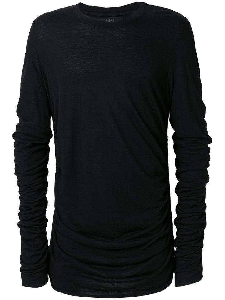 Lost & Found Ria Dunn Gathered Jumper - Black