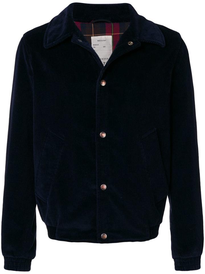 Paltò Lightweight Corduroy Jacket - Blue