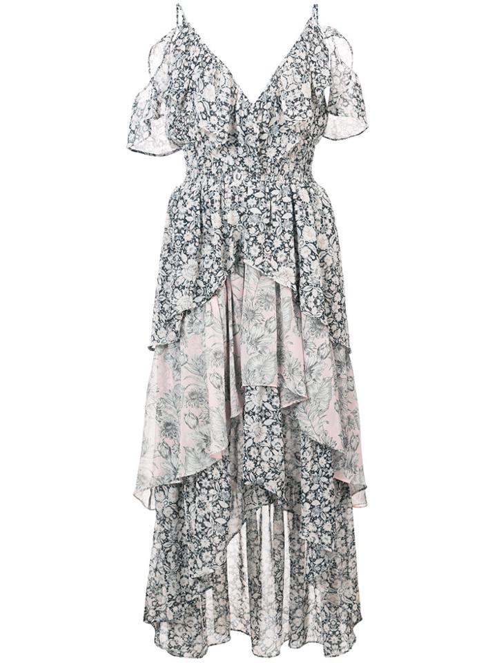 Misa Los Angeles Idalia Floral Dress - Grey