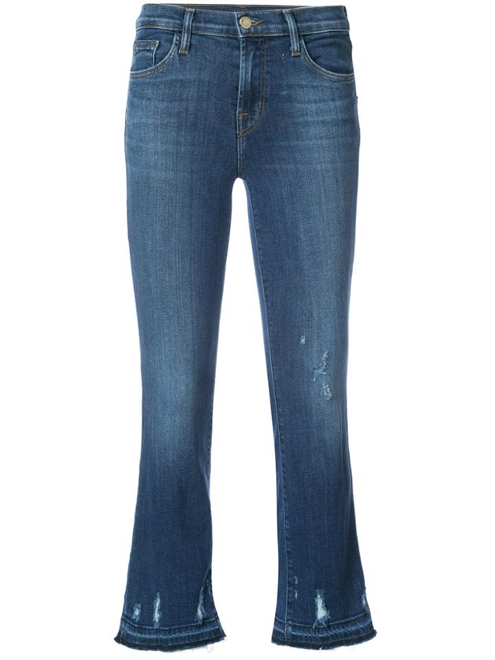 J Brand Selena Cropped Jeans - Blue