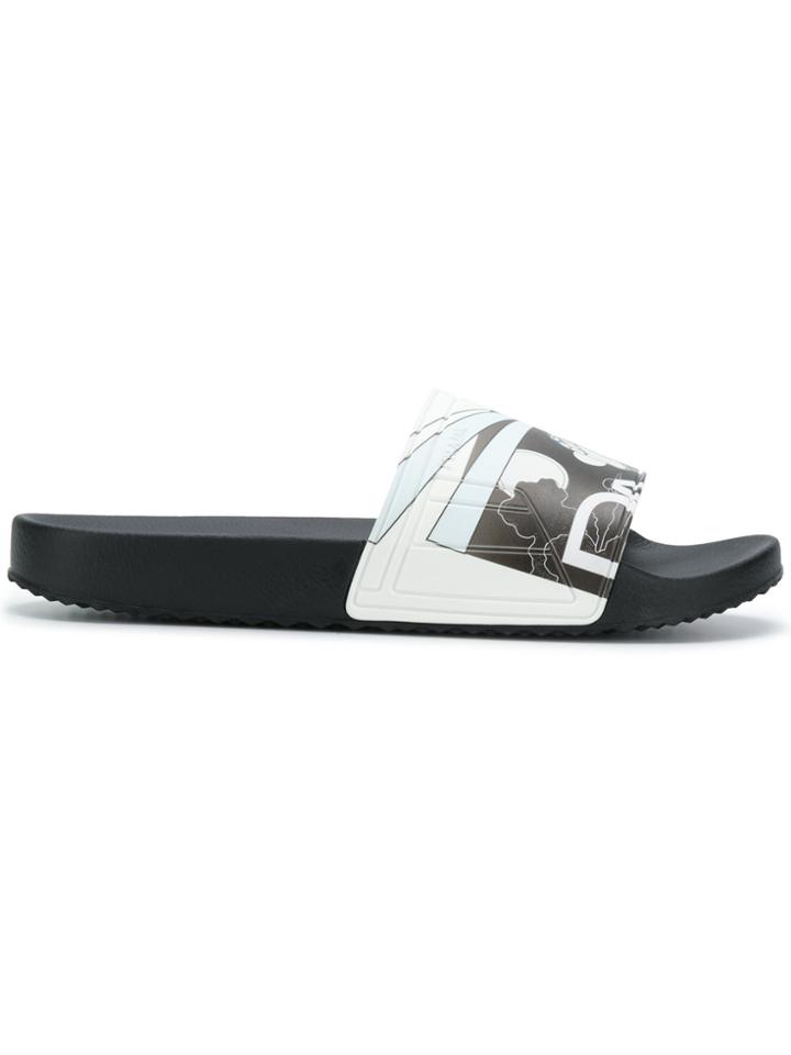 Prada Graphic Print Slides - Multicolour