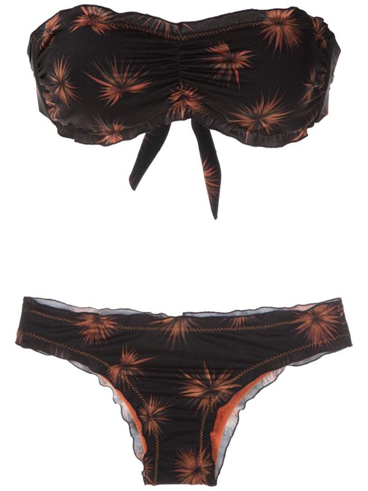 Brigitte Brigitte 25b11p Preto Flores Polyamide/spandex/elastane -