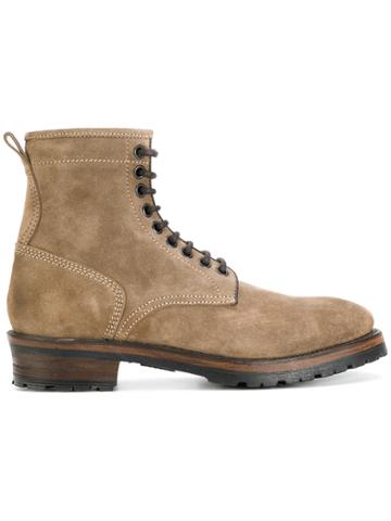 Project Twlv Lace-up Ankle Boots - Brown