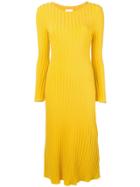 Simon Miller Ribbed Knit Dress - Yellow & Orange
