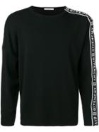 Givenchy Logo Stripe Jumper - Black