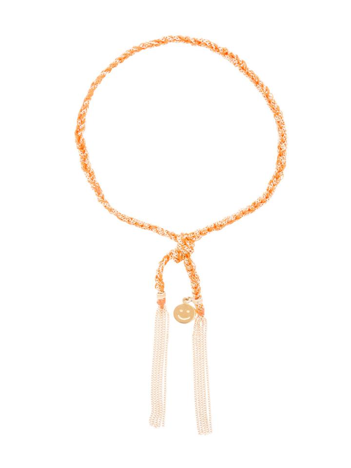 Carolina Bucci Smiley Lucky 18kt Gold Bracelet - Metallic