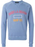 Dsquared2 Logo Sweatshirt, Men's, Size: Xl, Blue, Cotton
