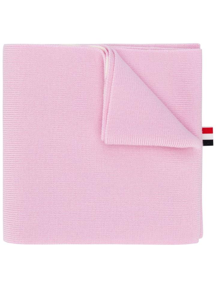 Thom Browne Pom-pom Merino Scarf - Pink