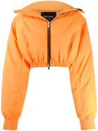 Chen Peng Cropped Puffer Jacket - Orange
