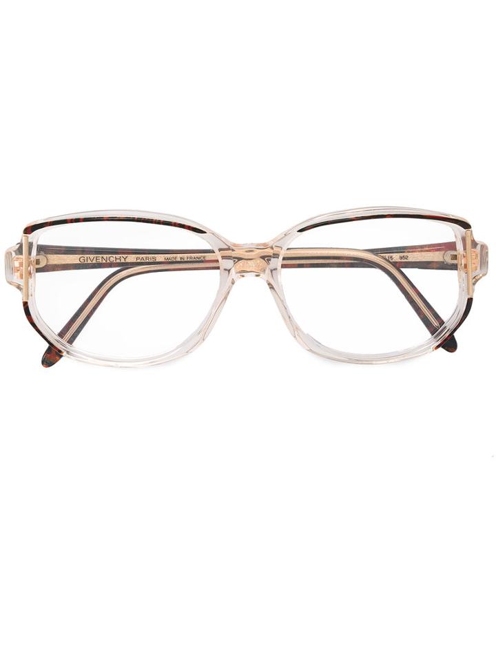 Givenchy Vintage Transparent Optical Glasses, Nude/neutrals