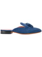 Santoni Tasselled Slippers - Blue