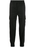 Neil Barrett Elasticated Tapered Trousers - Grey