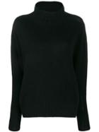 Aragona Turtle Neck Jumper - Black