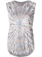 Raquel Allegra Tie Dye Effect Tank Top, Women's, Size: 3, Grey, Cotton