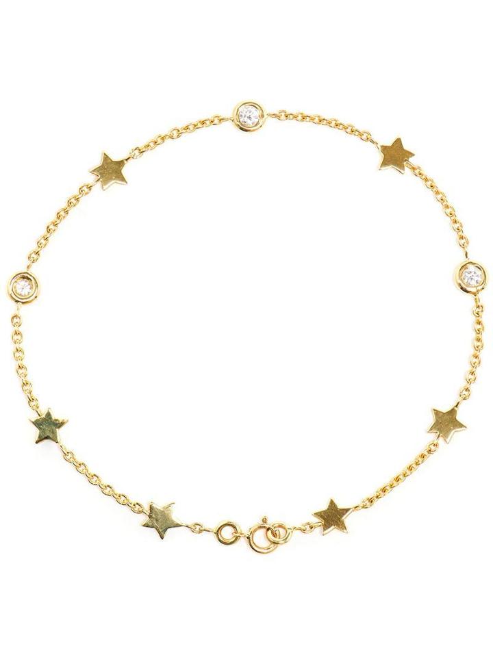 Luis Miguel Howard 18kt Gold And Diamond Star Bracelet
