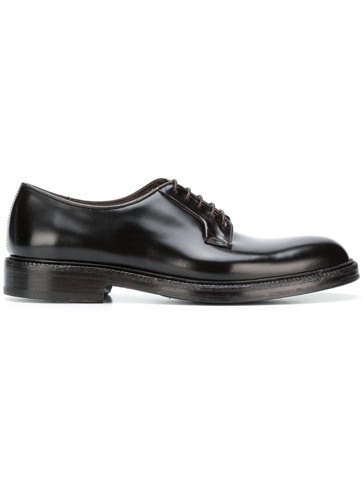 Green George Classic Derby Shoes - Brown